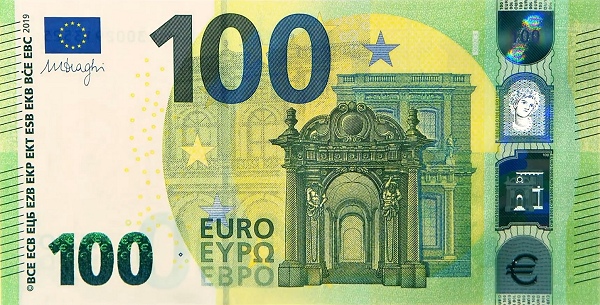 P24SC European Union 100 Euro (2019-Draghi)